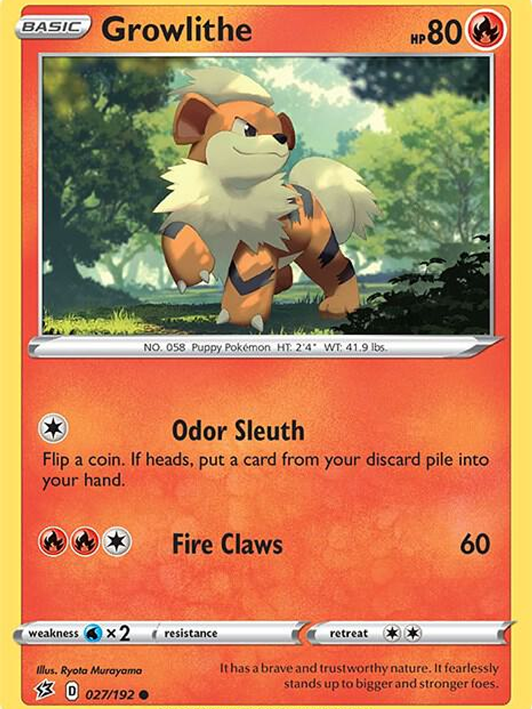 Growlithe #027 1