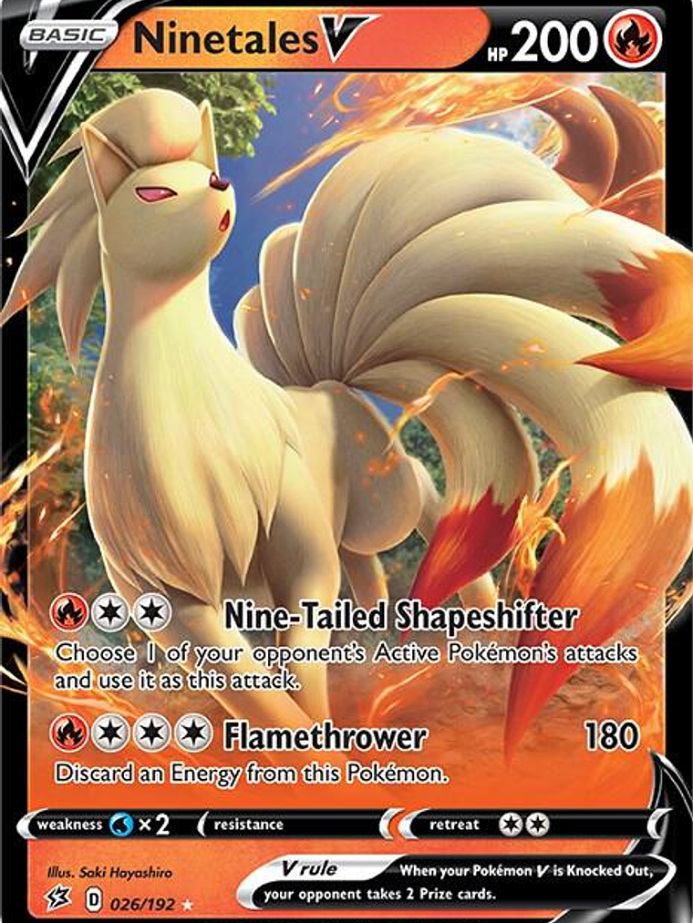 Ninetales V #026 1