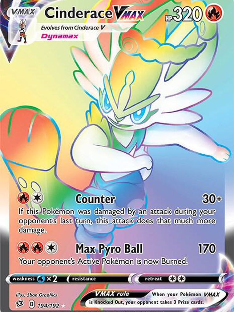 Cinderace VMAX #194 1