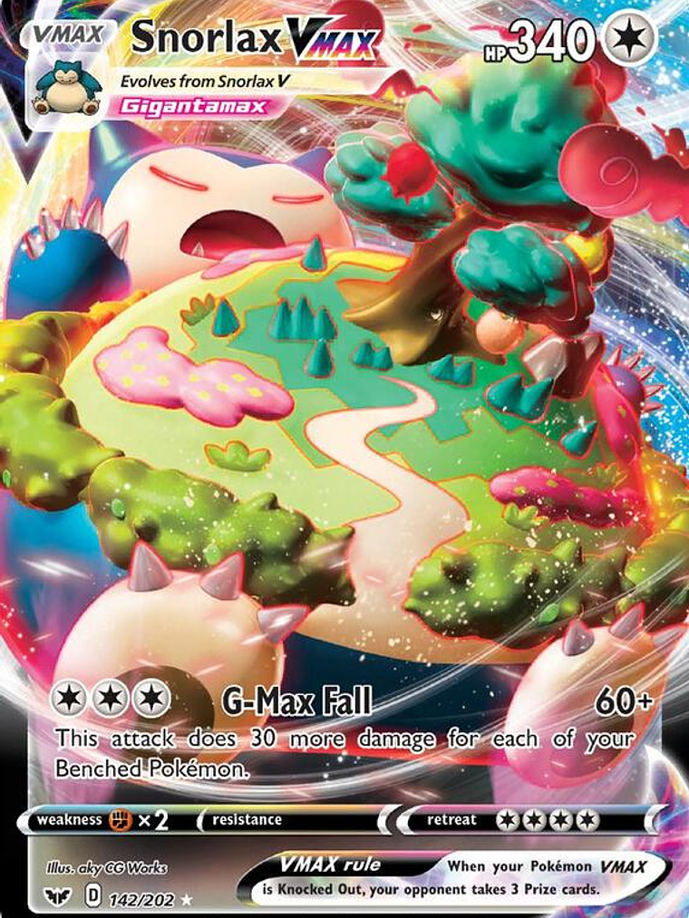 Snorlax VMAX #142 1
