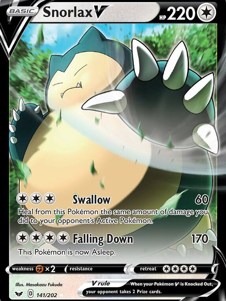 Snorlax V #141 1