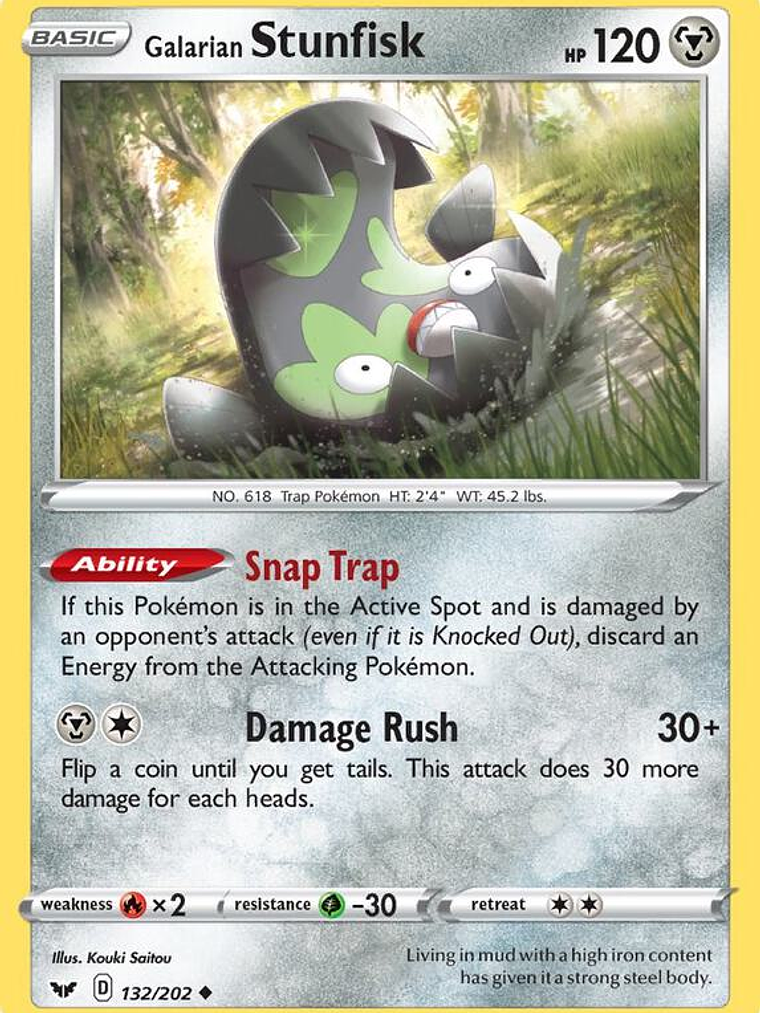 Galarian Stunfisk #132 1