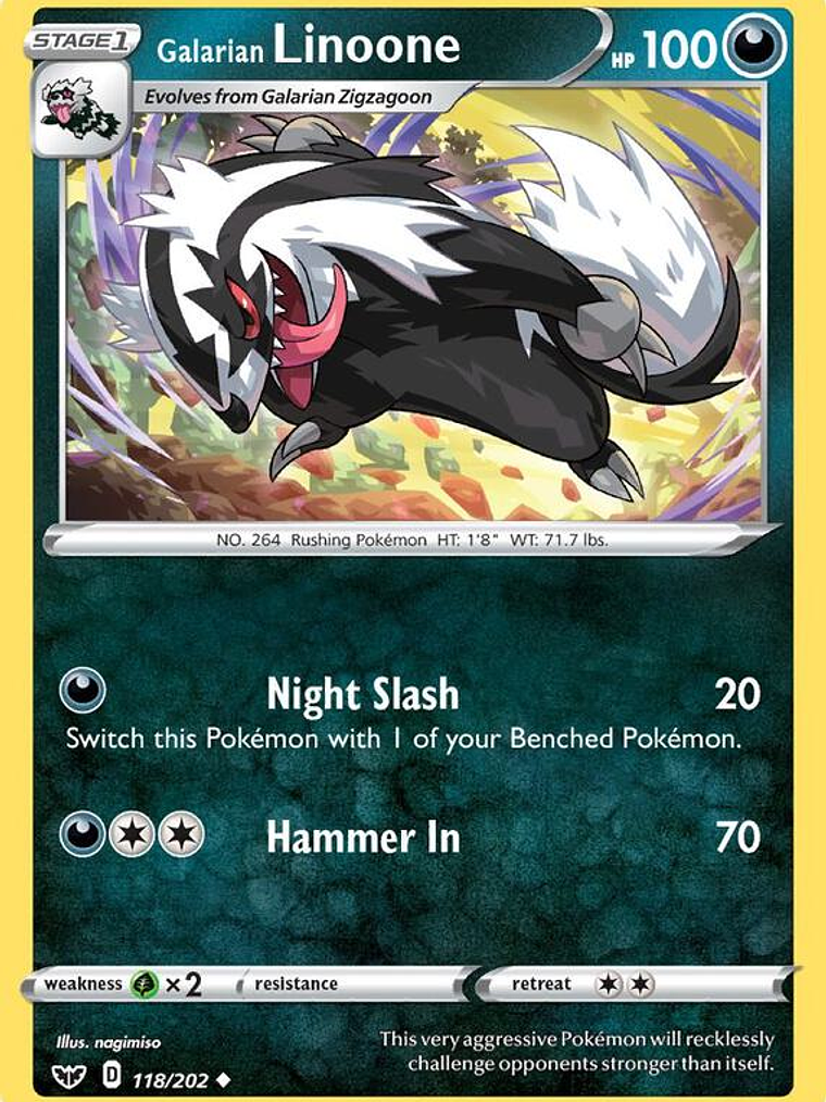Galarian Linoone #118 1