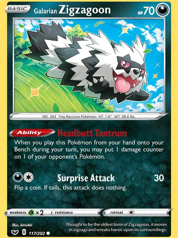 Galarian Zigzagoon #117 1