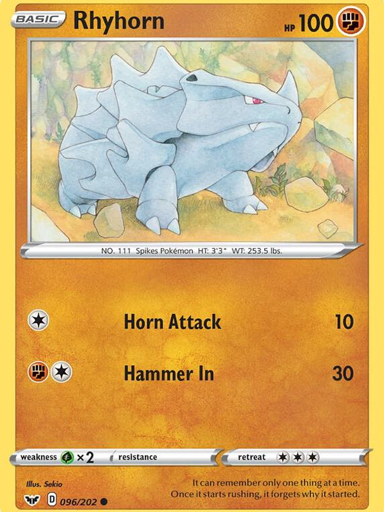 Rhyhorn #096 1