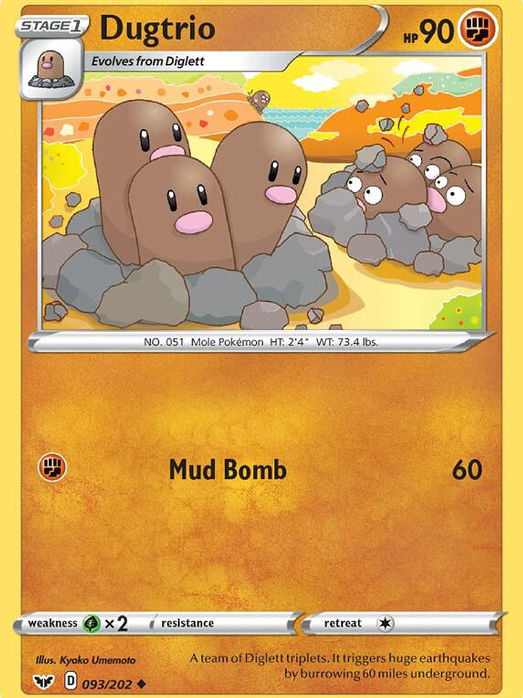 Dugtrio #093 1