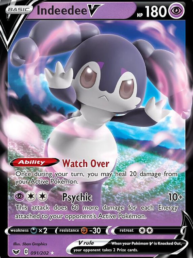 Indeedee V #091 1