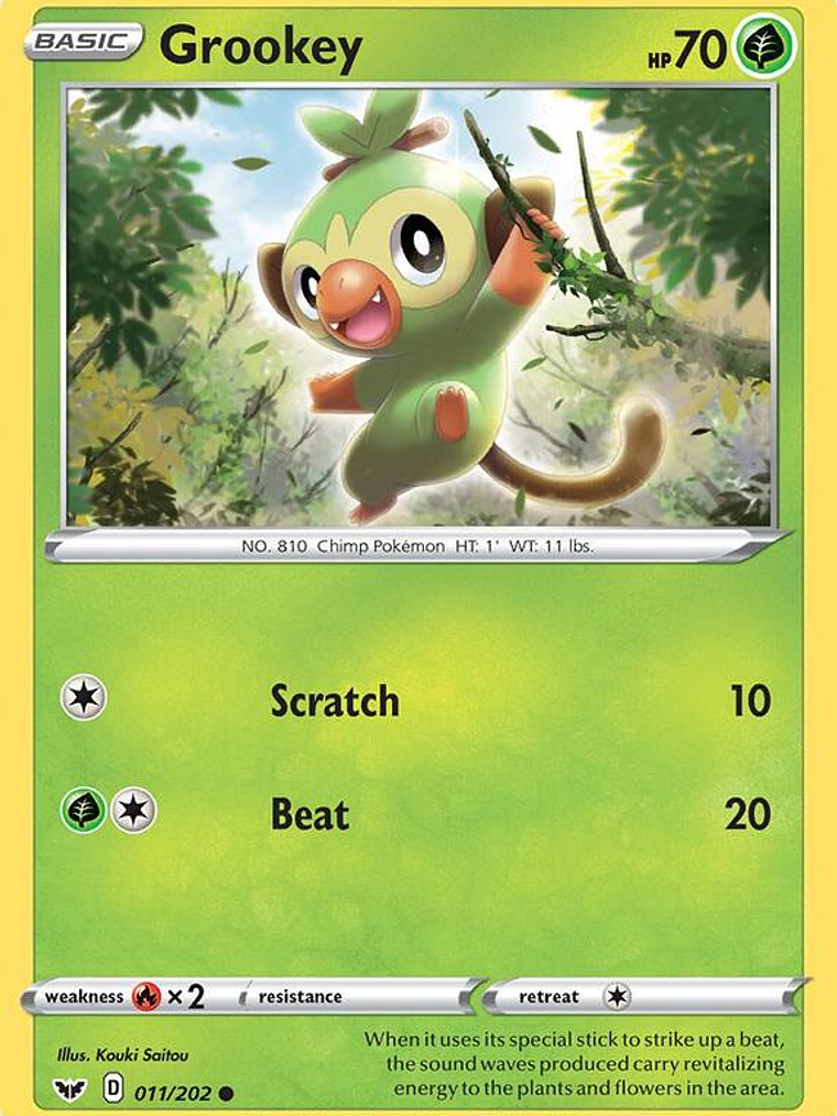 Grookey #011 1