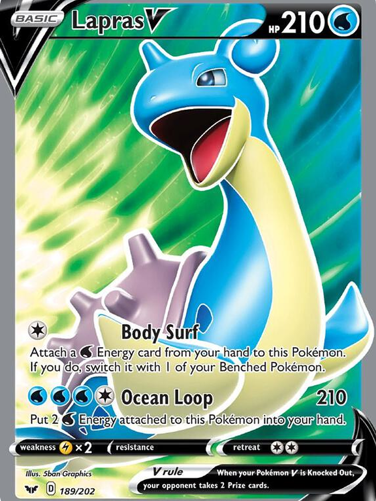 Lapras V #189 1