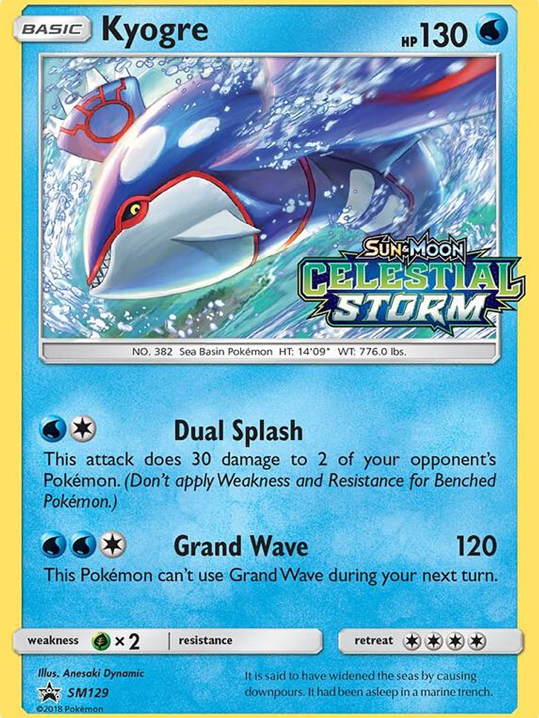 Kyogre #SM129 1