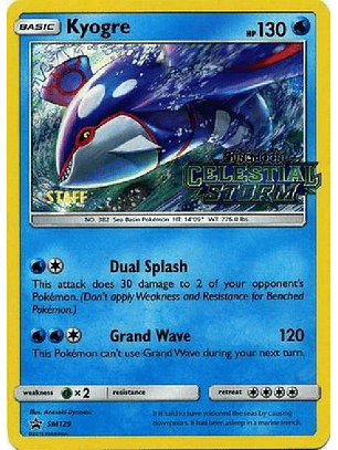 Kyogre (Staff) #SM129