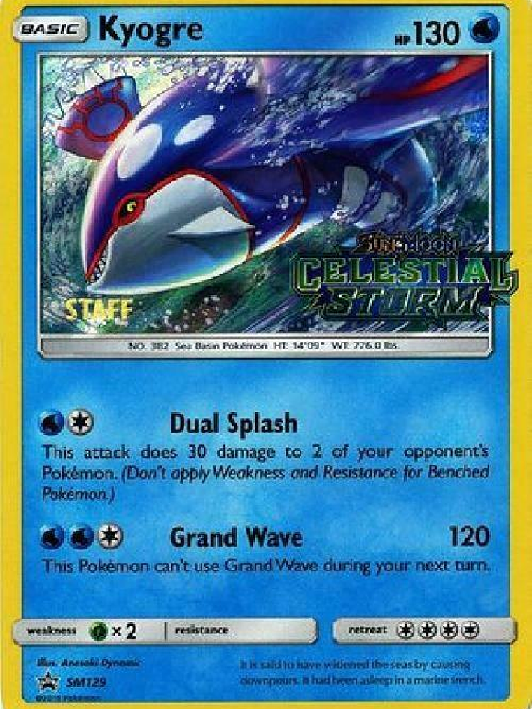 Kyogre (Staff) #SM129 1