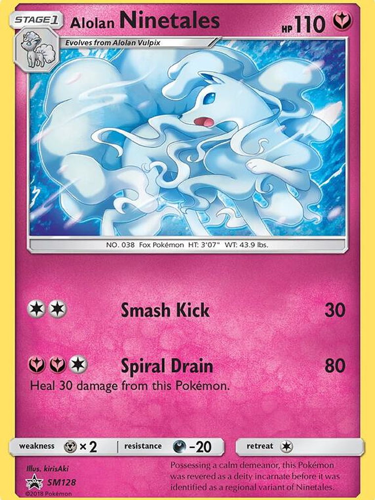 Alolan Ninetales #SM128 1