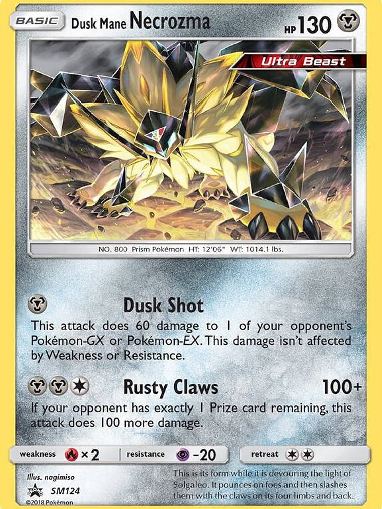 Dusk Mane Necrozma #SM124 1