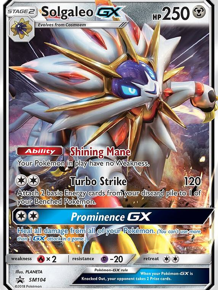 Solgaleo GX #SM104 1