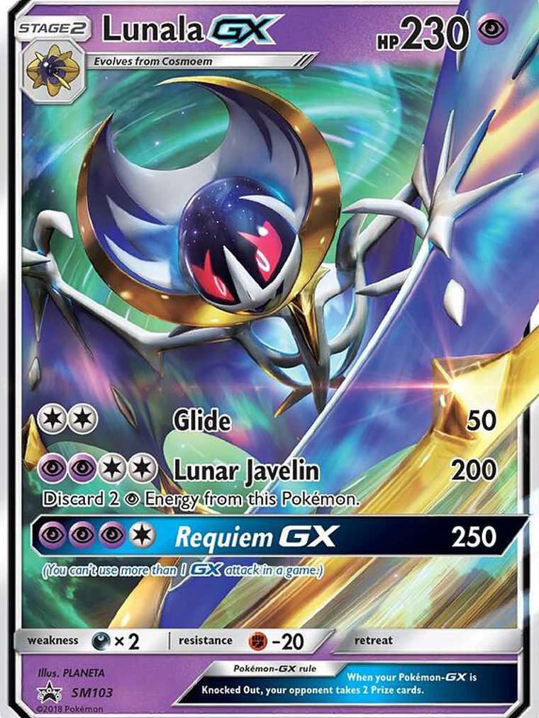 Lunala GX #SM103 1