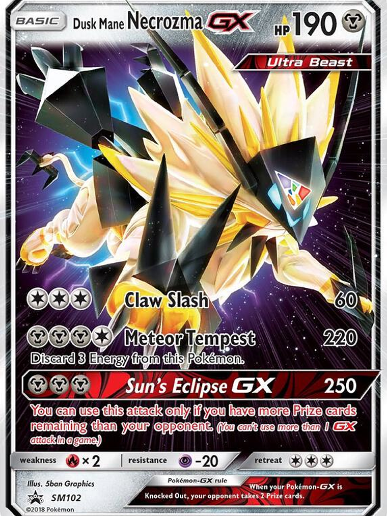 Dusk Mane Necrozma GX #SM102 1