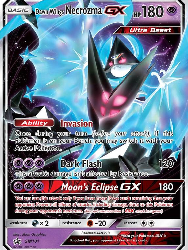 Dawn Wings Necrozma GX #SM101 1