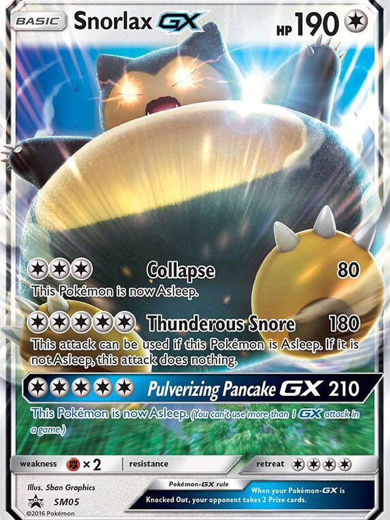 Snorlax GX #SM05 1