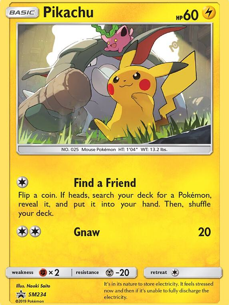 Pikachu #SM234 1