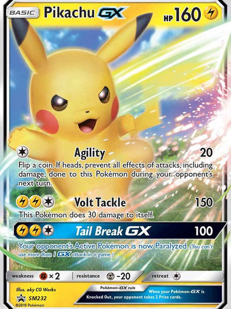 Pikachu GX #SM232 1