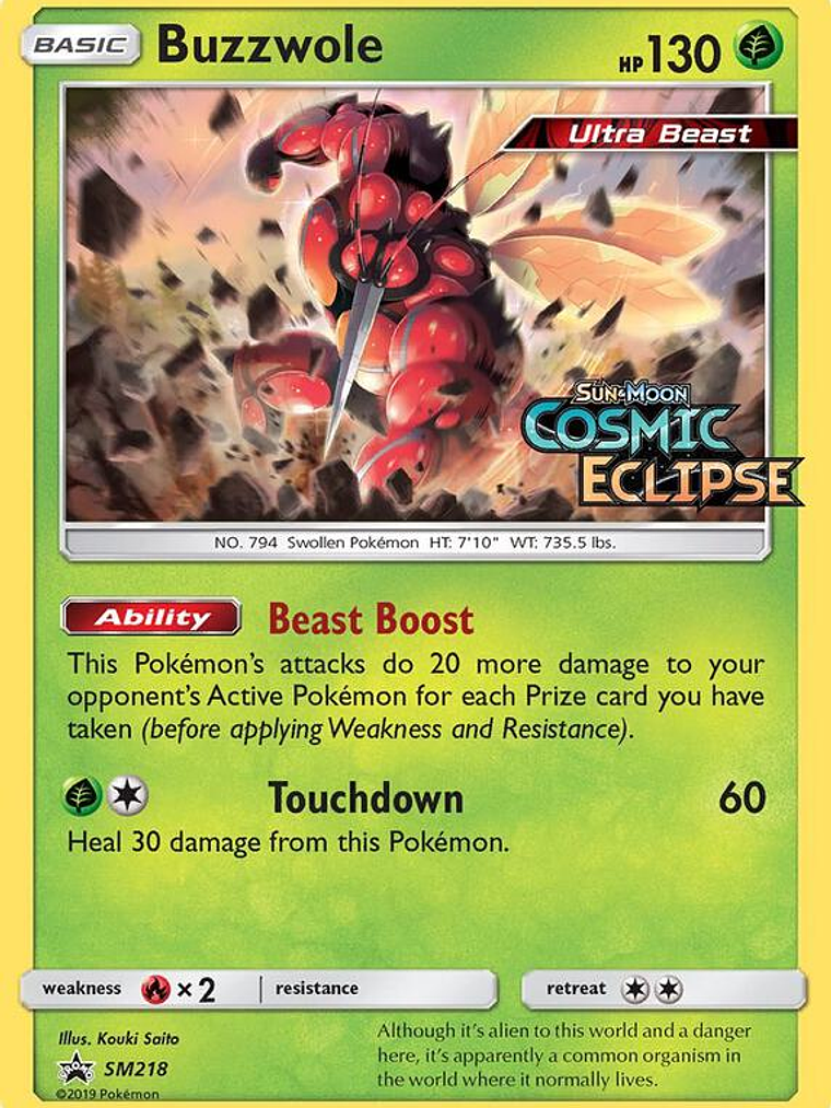 Buzzwole #SM218 1