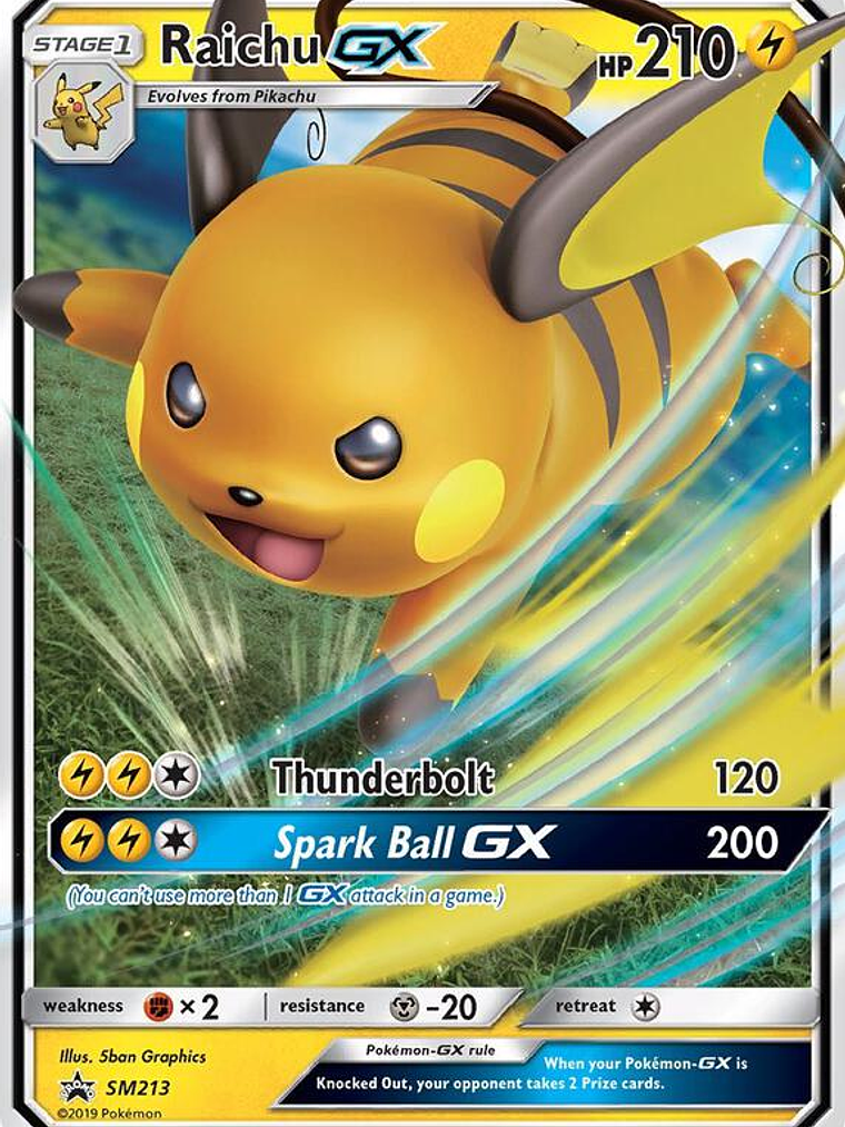 Raichu GX #SM213 1
