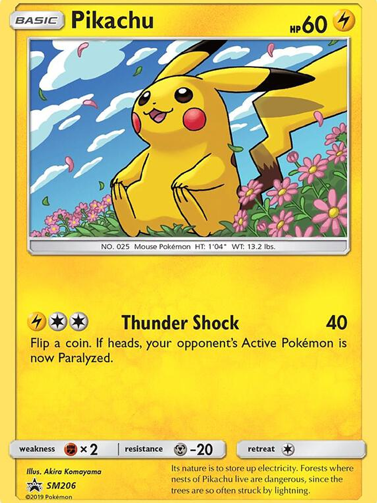 Pikachu #SM206 1