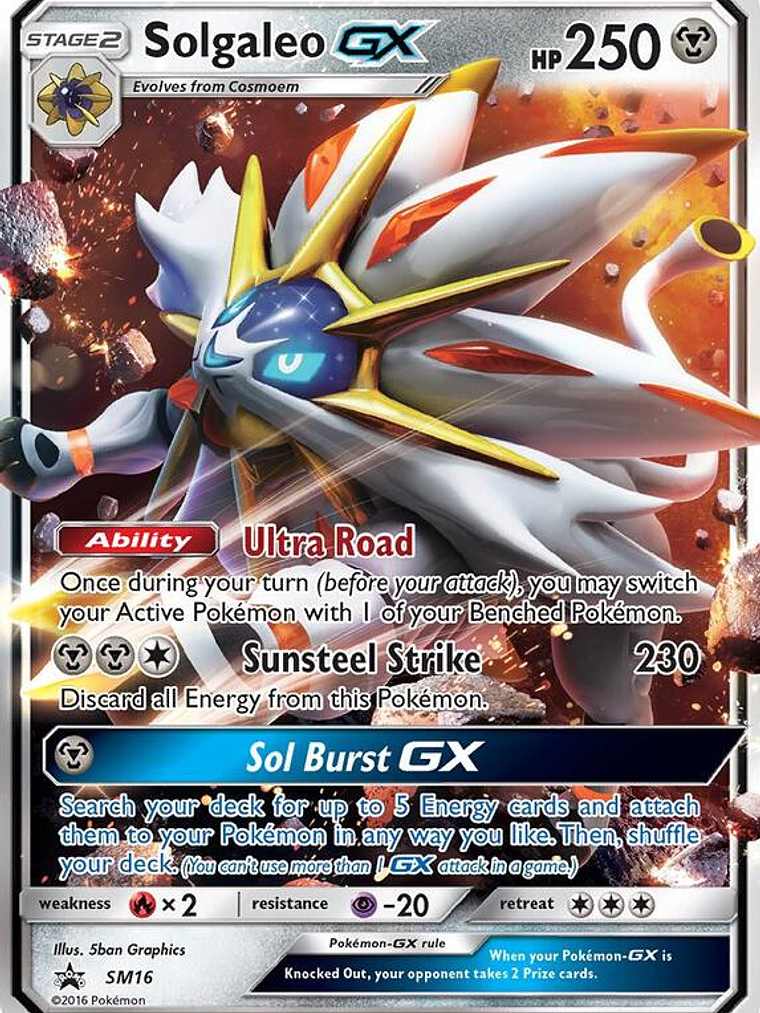 Solgaleo GX #SM16 1