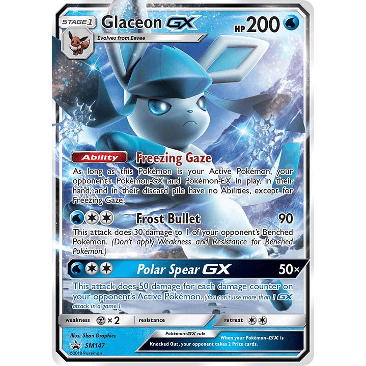 Glaceon GX #SM147 1