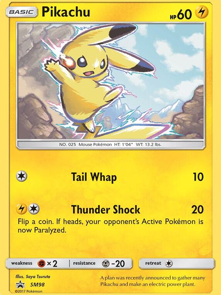 Pikachu #SM98 1