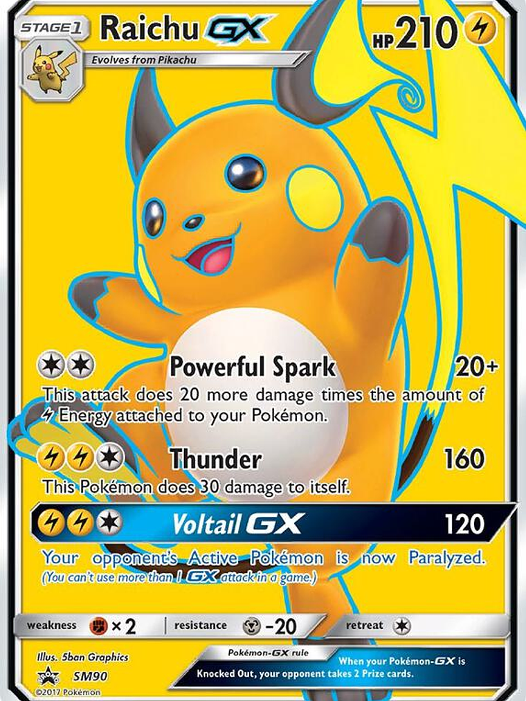 Raichu GX #SM90 1