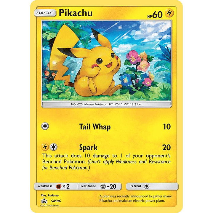 Pikachu #SM86 1