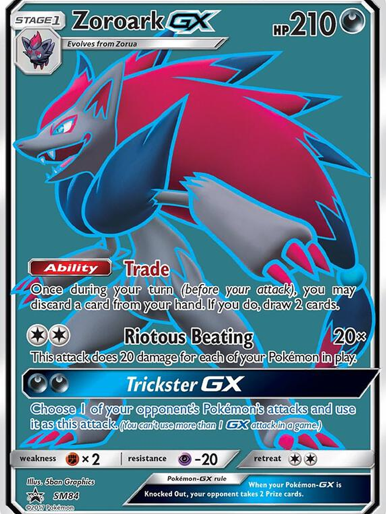 Zoroark GX #SM84 1