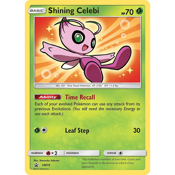Shining Celebi #SM79 1