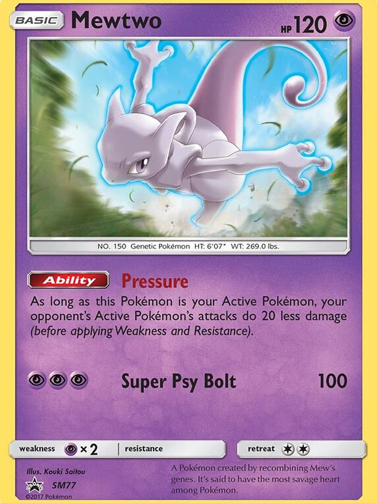 Mewtwo #SM77 1