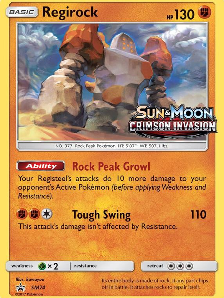 Regirock #SM74 1