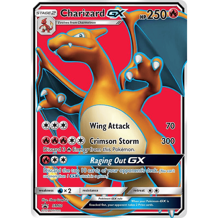 Charizard GX #SM60 1