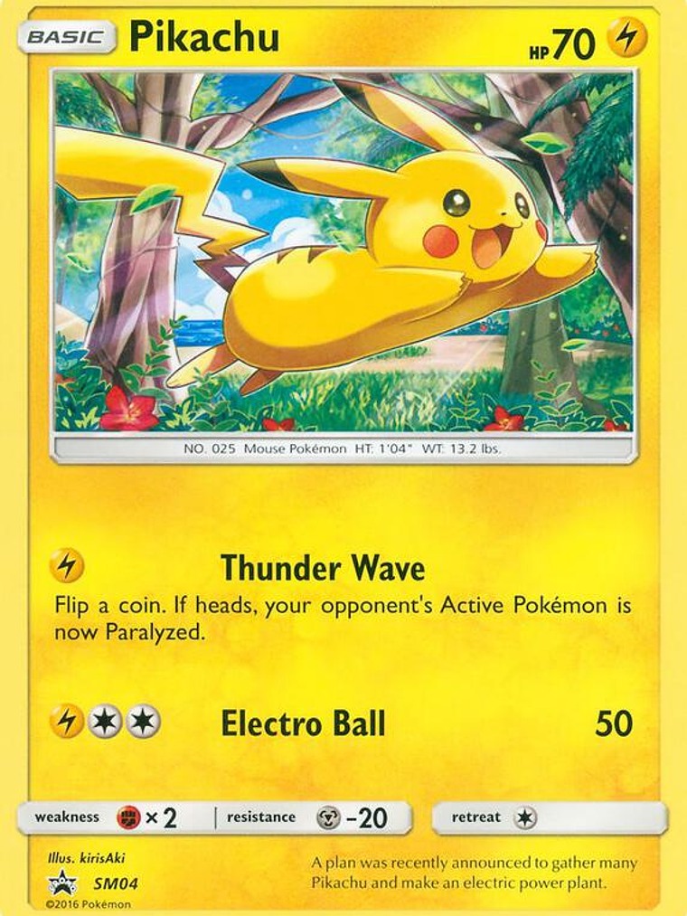 Pikachu #SM04 1
