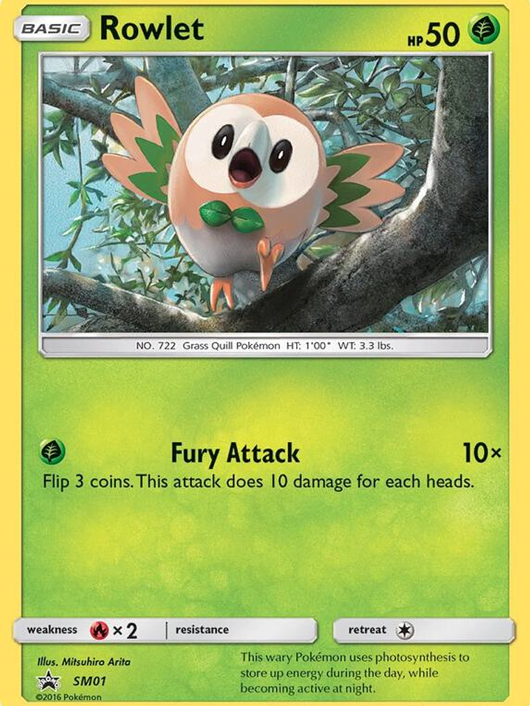Rowlet #SM01 1