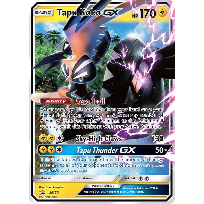 Tapu Koko GX #SM50 1