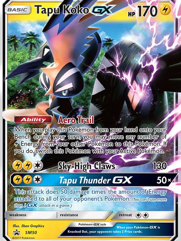 Tapu Koko GX #SM50 1