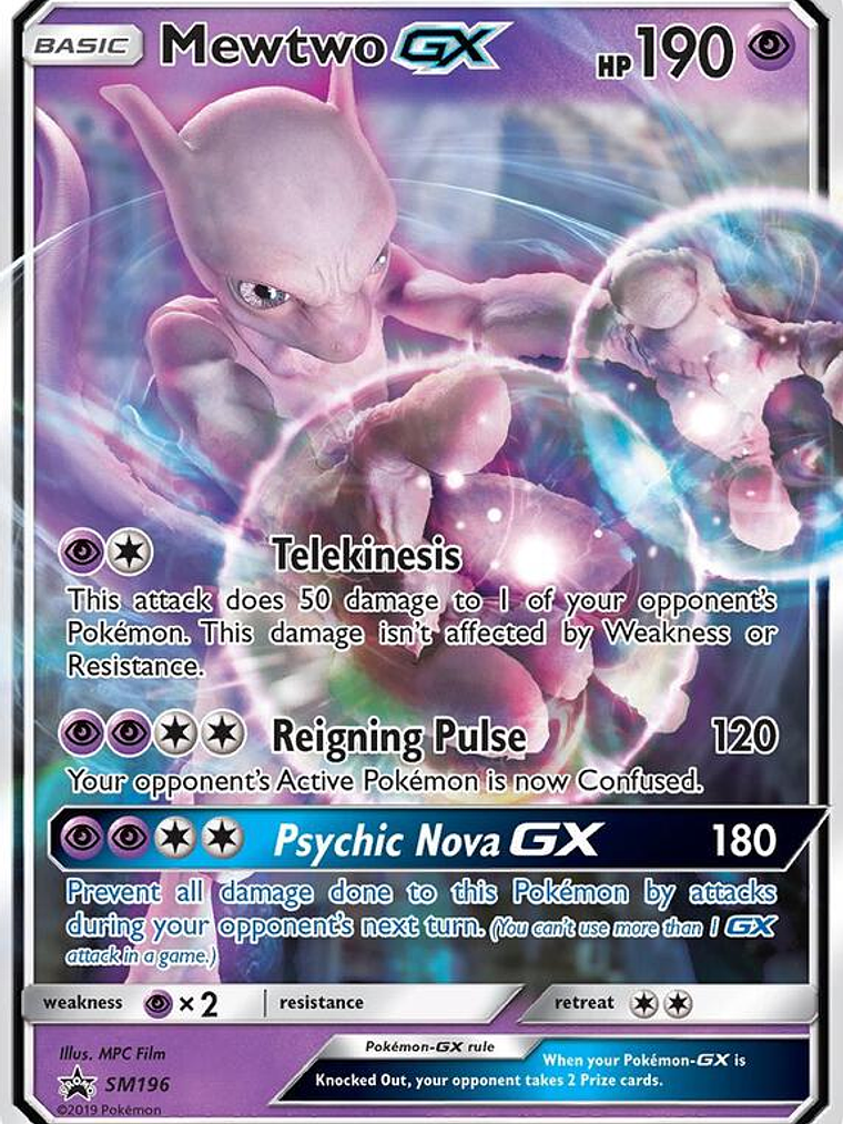 Mewtwo GX #SM196 1