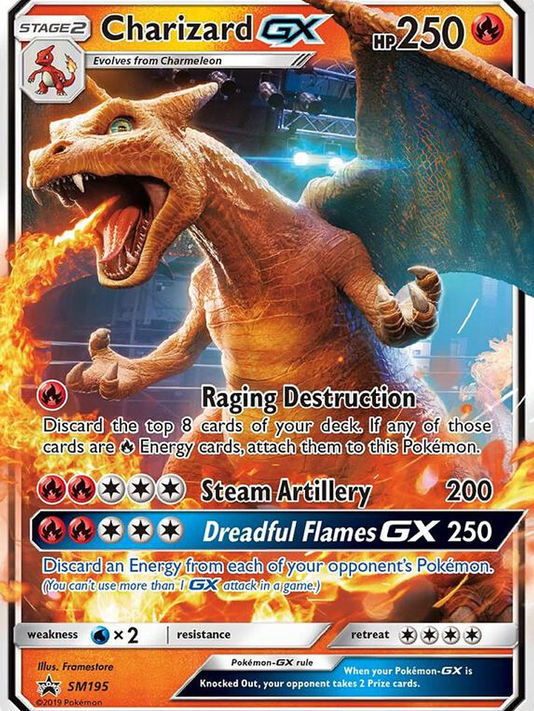 Charizard GX #SM195 1