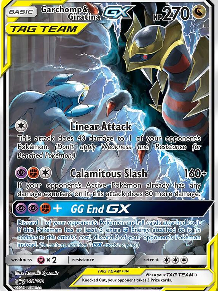 Garchomp & Giratina GX #SM193 1