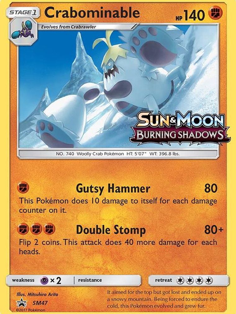 Crabominable #SM47 1