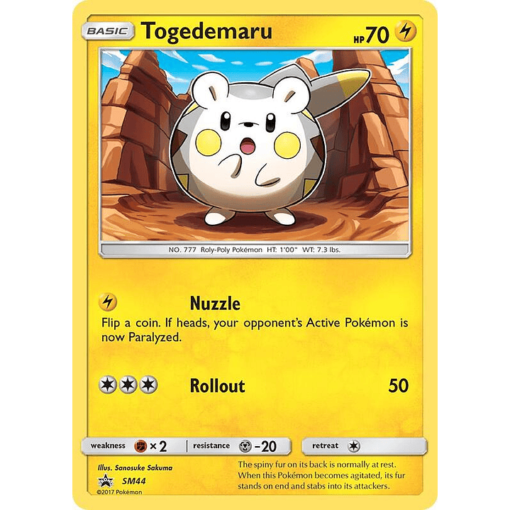 Togedemaru #SM44 1