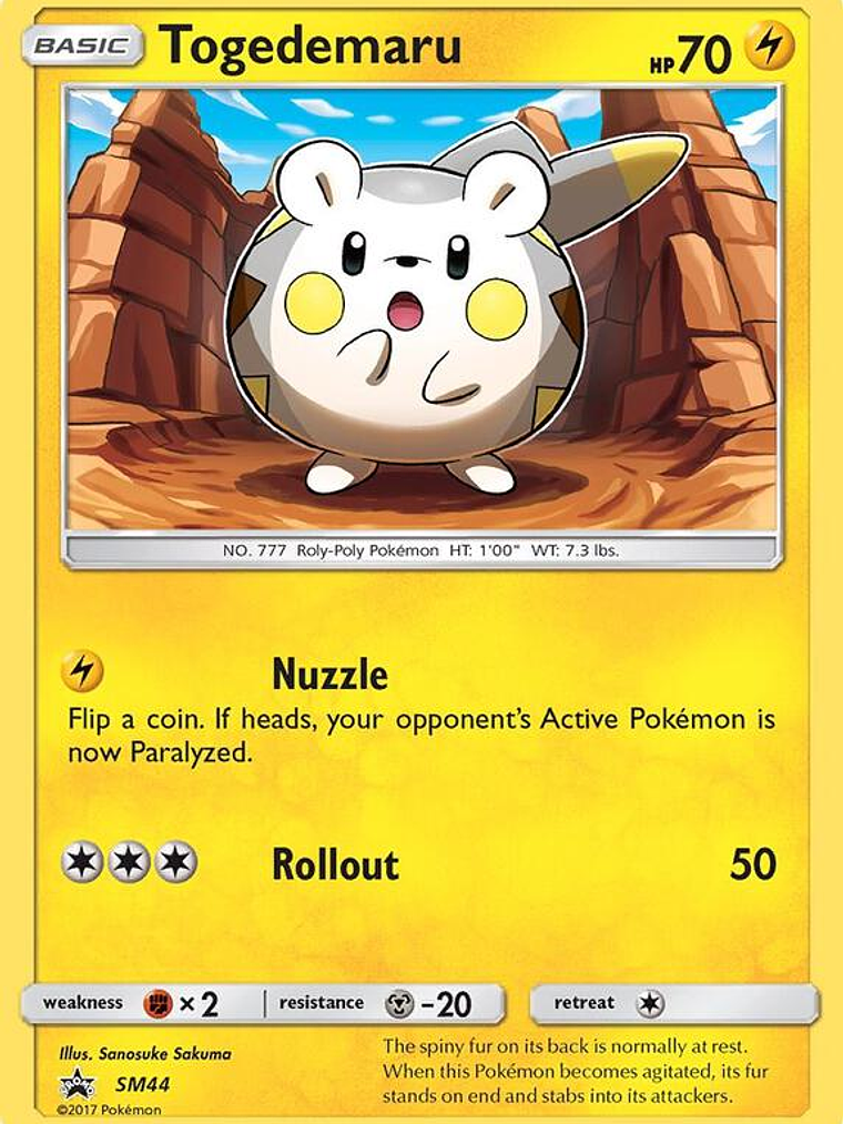 Togedemaru #SM44 1