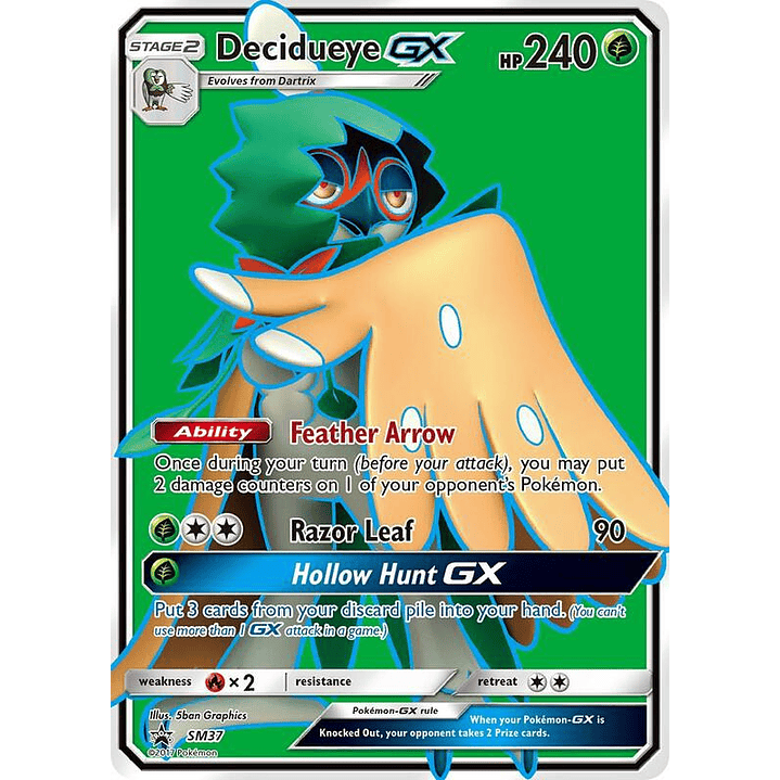 Decidueye GX #SM37 1
