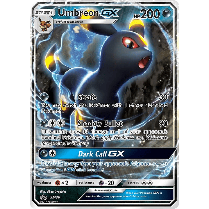 Umbreon GX #SM36 1